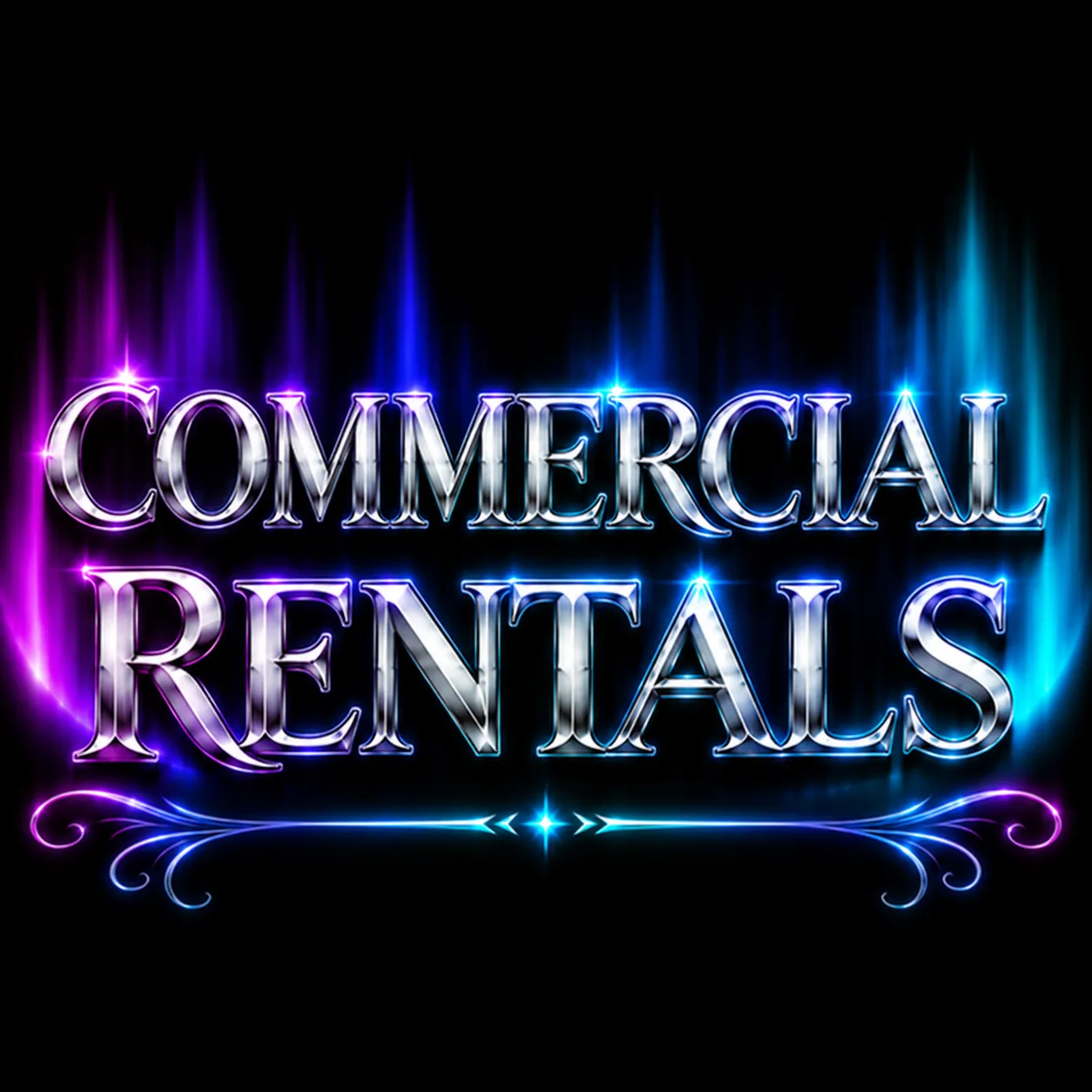 Commercial Rentals custom album cover